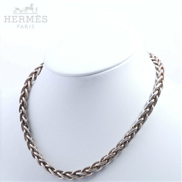 楽天市場 1 000円offクーポンでお得 エルメス Hermes ネックレス シルバーネックレス ヴィンテージ アクセサリー シルバー メンズ レディース ヴィンテージネックレス シルバー925 中古ブランド Silver925 コレクション 貴重 レア 中古品 ビンテージ Sv925 美品