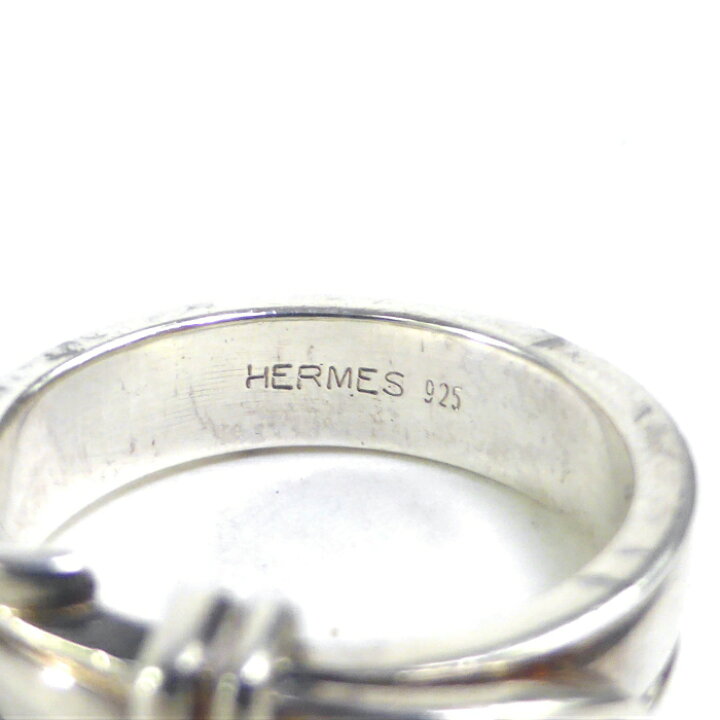 楽天市場】エルメス （HERMES） サンチュール ベルト リング シルバー 