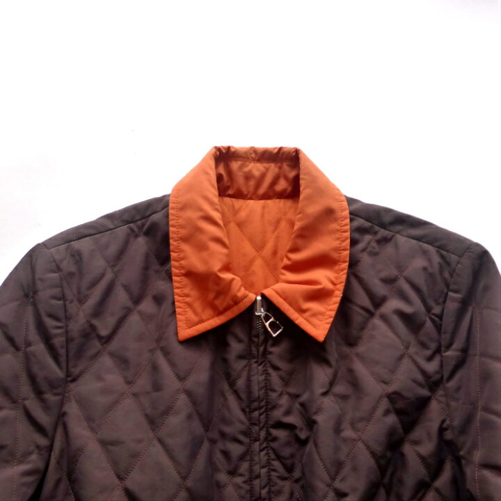 本日限定値下げ！HERMES キルティング素材赤色ジャンパー - メルカリ  