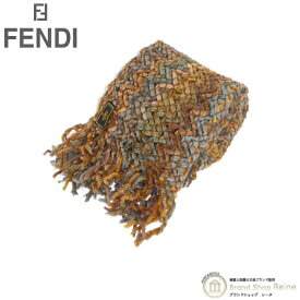 【2000円OFFクーポンでお得！】フェンディ （FENDI） フェンディ スカーフ ロゴ マフラー マルチカラー【美品】 中古