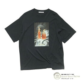 アクネ ストゥディオズ （ACNE STUDIOS） デジタルパフュームプリント Tシャツ ブラック XSサイズ【新品】