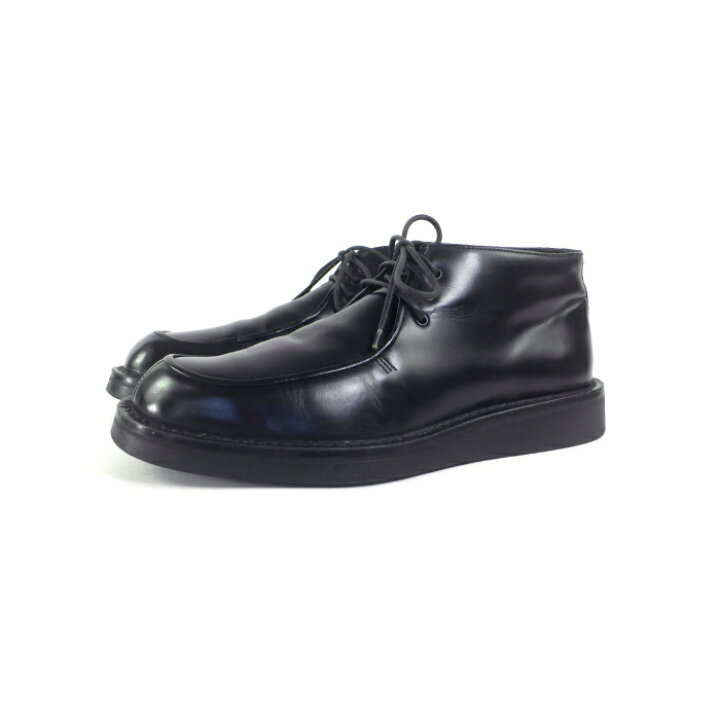 楽天市場】プラダ （PRADA） レザー チャッカ ブーツ アンクル 靴 