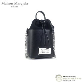 【クーポン利用で値引き！】メゾン マルジェラ （Maison Margiela） 5AC バケットバッグ 2way ハンド ショルダー バッグ S61WG0035 BLACK【新品】
