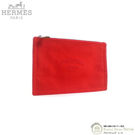 【最大8,000円OFFクーポンで値引き！】エルメス （HERMES） ヨッティング PM フラット ポーチ クラッチ バッグ レッド【新品】