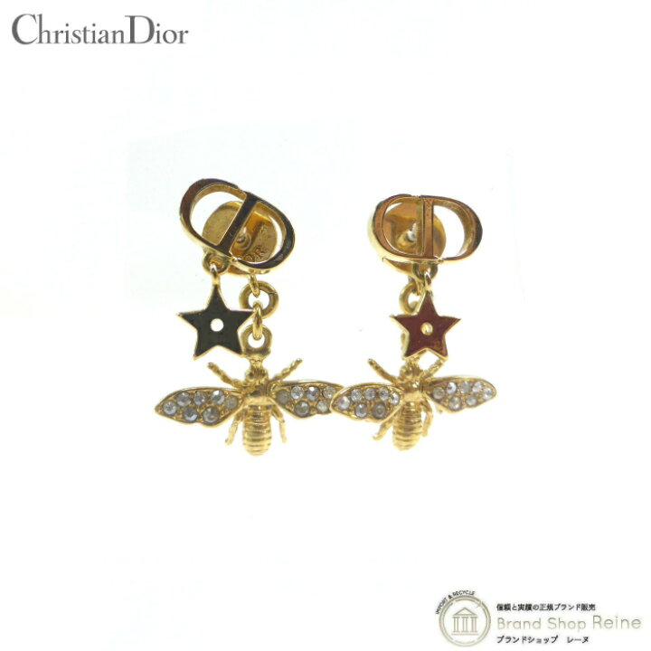 楽天市場】クリスチャンディオール （Christian Dior） BEE 蜂 ピアス  