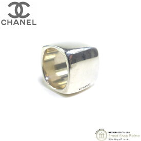 シャネル （CHANEL） ヴィンテージ スクエア ロゴ リング シルバー 925 指輪 ＃10【中古】