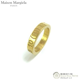 メゾン マルジェラ （Maison Margiela） ナンバリング ロゴ リング Ag925 指輪 03 ゴールド SI8UQ0001【新品】