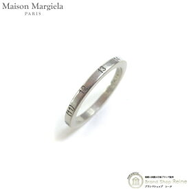 メゾン マルジェラ （Maison Margiela） ナンバリング ロゴ リング スリム Ag925 指輪 04 シルバー SI8UQ0002【新品】