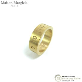 メゾン マルジェラ （Maison Margiela） ナンバリング ロゴ リング Ag925 指輪 04 ゴールド SI8UQ0003【新品】