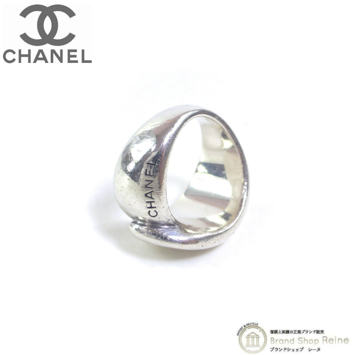 残りわずか】シャネル （CHANEL） ヴィンテージ シルバー 925 指輪 約14号 ロゴ リング 指輪・リング 