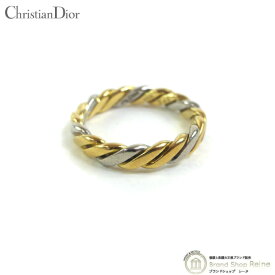 【セール+更に2,000円OFFクーポン!】クリスチャンディオール （Christian Dior） ツイスト スリーカラー K18 リング 750PG×750YG×750WG ヴィンテージ 指輪 8号 ゴールド 3.5g【中古】