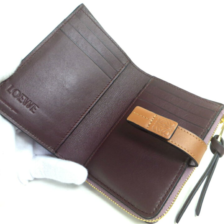 楽天市場】ロエベ （LOEWE） スリム ジップ バイフォールド ウォレット  