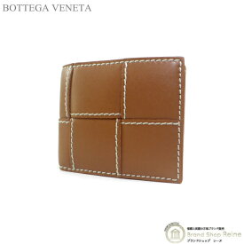 ボッテガ ヴェネタ （BOTTEGA VENETA） マキシイントレ カセット コンパクト 二つ折り 財布 札入れ 743004 ウッド メンズ【新品】