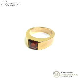【最大8,000円OFFクーポンで値引き！】カルティエ （Cartier） タンク ガーネット K18PG リング 天然石 1月誕生石 指輪 ＃47 ピンクゴールド 8.5g【中古】