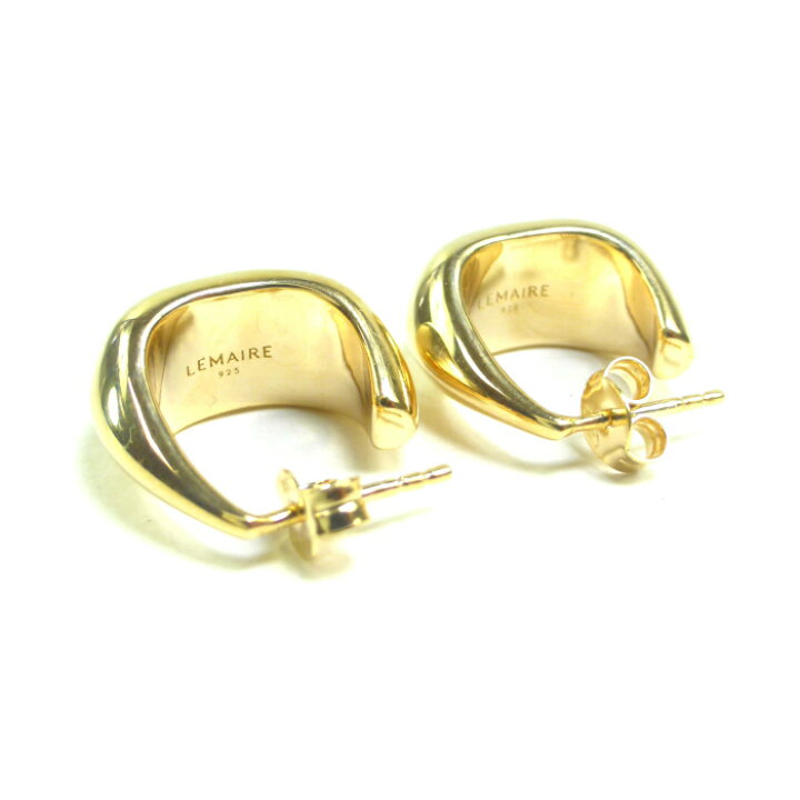 楽天市場】ルメール （Lemaire） CURVED MINI DROP ピアス ゴールド 両