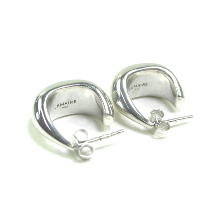楽天市場】ルメール （Lemaire） CURVED MINI DROP ピアス シルバー 両 