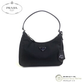 【セール+更に2,000円OFFクーポン!】プラダ （PRADA） テスート Re-Edition 2005 ナイロン トライアングルロゴ ショルダー ハンド ミニ バッグ 1NE204 NERO【未使用品】 中古