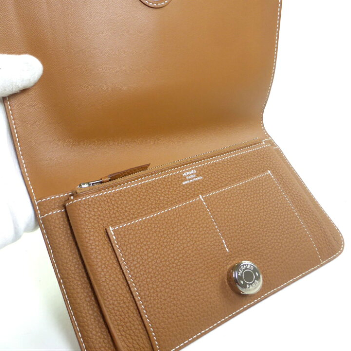 楽天市場】エルメス （HERMES） ドゴンGM デュオ トリヨンクレマンス 