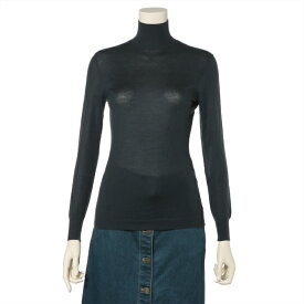 エルメス （HERMES） ニット カシミヤ ハイネック タートルネック ＃34 ネイビー ウェア【中古】