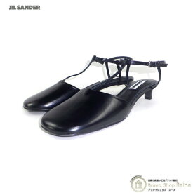 【クーポン利用で値引き！】ジルサンダー （JIL SANDER） ハイサンダル レザー J15WP0037 ＃38 シューズ ブラック【新品】