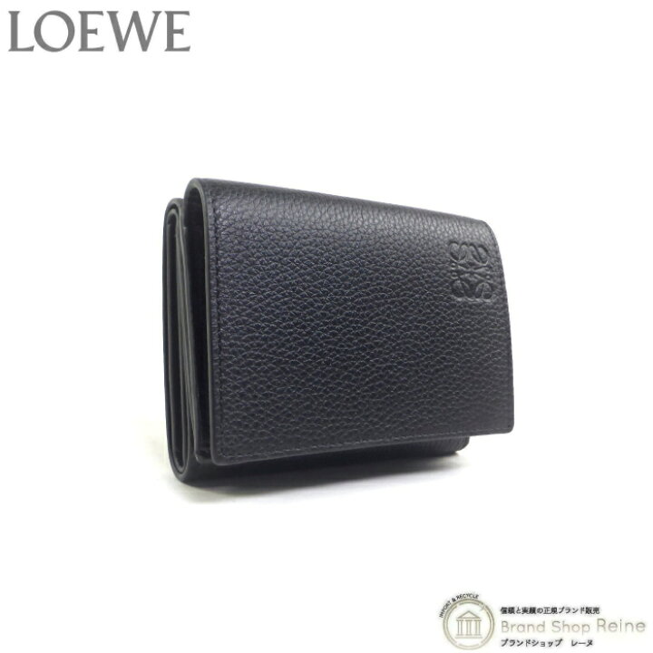 楽天市場】ロエベ （LOEWE） アナグラム トライフォールド ウォレット  