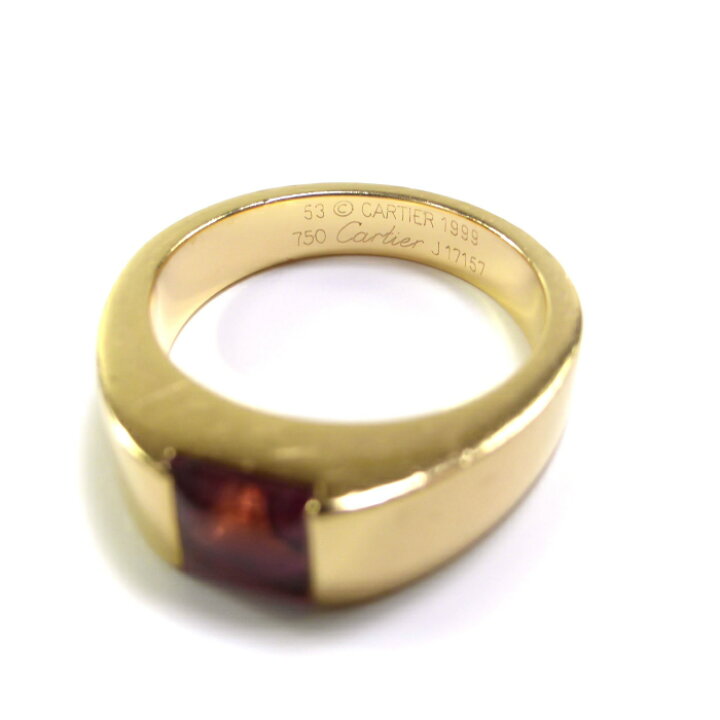 楽天市場】カルティエ （Cartier） タンク ピンクトルマリン K18 