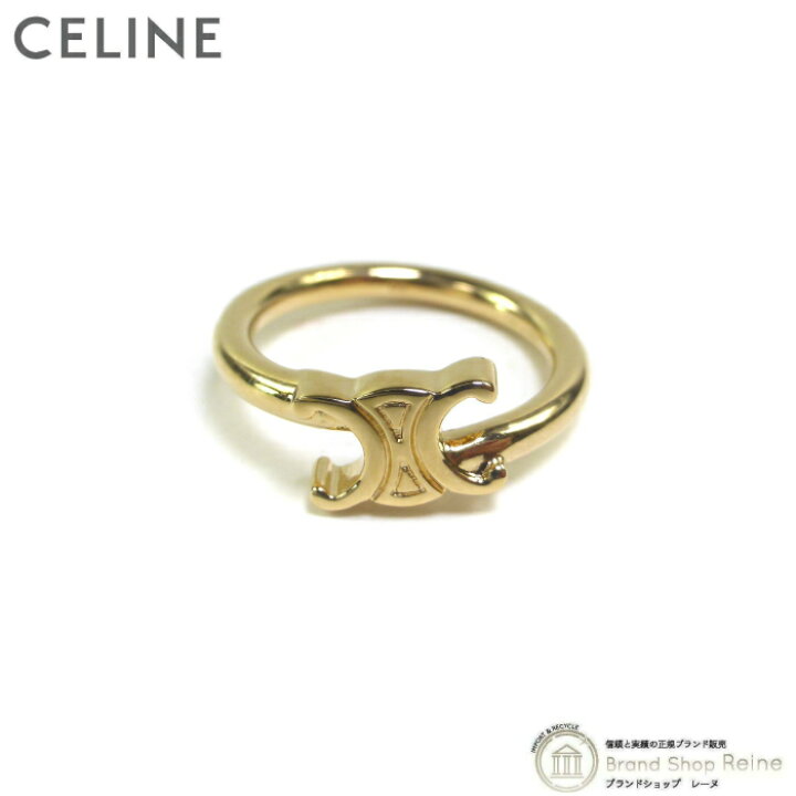 楽天市場】セリーヌ （CELINE） トリオンフ アシンメトリック リング 