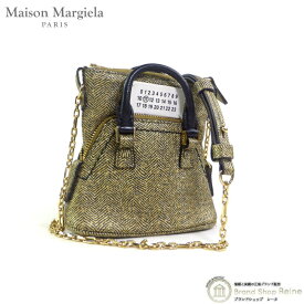 【最大8,000円OFFクーポンで値引き！】メゾン マルジェラ （Maison Margiela） 5AC ベビー ジャガード ショルダー バッグ SB3WG0048 ゴールド系【中古】