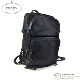 【セール+更に2,000円OFFクーポン!】プラダ （PRADA） ナイロン ファブリック バックパック リュック 2VZ001 NERO メンズ【中古】