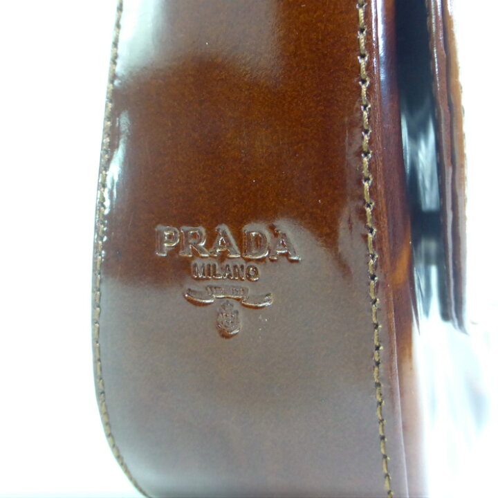 楽天市場】プラダ （PRADA） エナメル パテントレザー 麒麟 キリン 