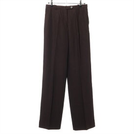 【セール+更に2000円OFFクーポンでお得！】エルメス （HERMES） スラックス パンツ ズボン ボトムス ブラウン ＃34 ウエア【中古】