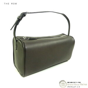 �y2,000�~OFF�N�[�|���ł����I�z�U�E���E �iThe Row�j 90s Bag �g�b�v�n���h�� �n���h�o�b�O �������U�[ �_�[�N�J�[�L W1281�y�V�i�z