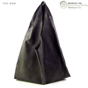 �y2,000�~OFF�N�[�|���ł����I�z�U�E���E �iThe Row�j NEW BINDLE BAG ���U�[ �g�[�g�o�b�O W1722 �_�[�N�u���E���y�V�i�z