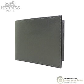 エルメス （HERMES） シチズン ツイル シルクイン ヴォースイフト B刻 グリメイヤー 二つ折り 札入れ メンズ【新品】