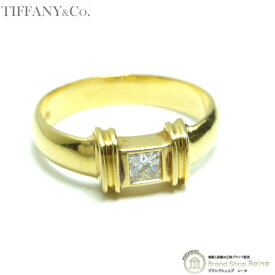 ティファニー （TIFFANY＆CO.） ダイヤモンド リング スクエア 約11号 指輪 18K 750 ゴールド【中古】