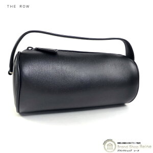 ザ・ロウ (The Row) Round 90s Bag トップハンドル ハンドバッグ シープスキン ブラック W1709【新品】