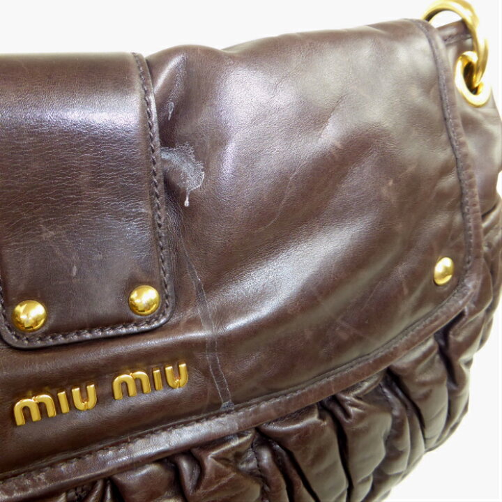 楽天市場】ミュウミュウ （MIUMIU） マテラッセ 2wayハンド ショルダー 