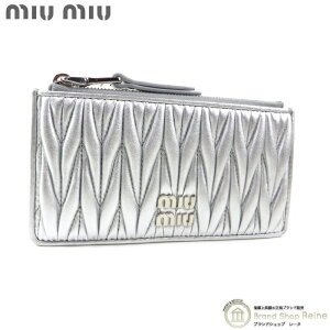 �~���E�~���E �iMIUMIU�j �}�e���b�Z ���S ���U�[ �J�[�h�P�[�X �R�C���P�[�X ���K���� 5MB006 ARGENTO�y�V�i�z