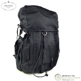 【セール+更に2000円OFFクーポンでお得！】プラダ （PRADA） ナイロン ファブリック テスート バックパック リュック 2VZ056 ブラック メンズ【中古】