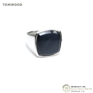 �y2,000�~OFF�N�[�|���ł����I�z�g���E�b�h �iTOM WOOD�j Cushion Ring �N�b�V���� �����O �u���[�z�[�N�A�C �����O �V���o�[ 925 �w�� #52 12�� 100306�y�V�i�z