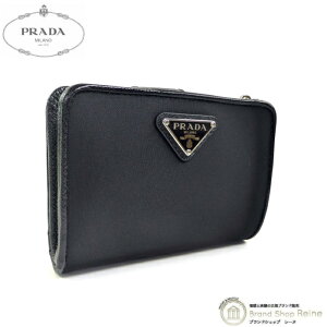 �v���_ �iPRADA�j �e�X�[�g �T�t�B�A�[�m �g���C�A���O�����S �R���p�N�g ��܂� ���z 1ML018 NERO�y�V�i�z