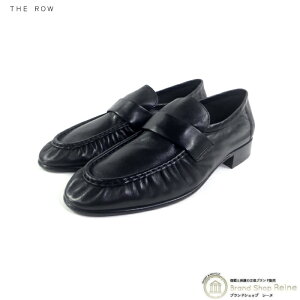 �y2,000�~OFF�N�[�|���ł����I�z�U�E���E �iThe Row�j Soft Loafer �i�b�p���U�[ ���[�t�@�[ ��39 1/2 �V���[�Y �C F1280 �u���b�N�y�V�i�z
