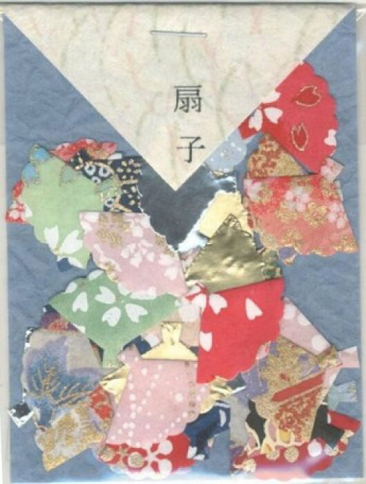 楽天市場 取寄品 ペーパーパーツ 扇子 和のモチーフ