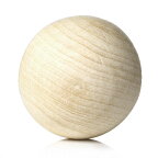 ●取寄品●ウッドボール100個セット（穴なし）木製玉ナチュラル30mm