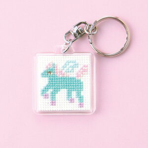 ●取寄品●キーリング刺しゅうキット ペガサス オリムパスキーホルダーししゅう