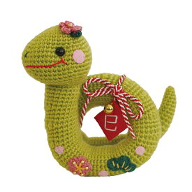 ●取寄品●干支キット 巳（寿くるりんヘビ）編みぐるみキット　オリムパスハンドメイドキット
