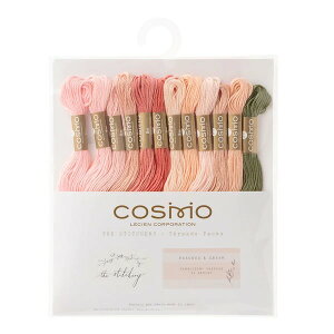 i䂤pPbg@Cosmo Embroidery Thread assorted pack by The Stitchery (Peaches and Cream)