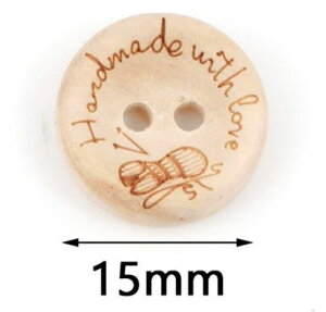 ؐ{^@Hand Made With Love{^(10) i`؂̃{^Ntg{^15mm