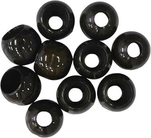 ●取寄品●カラーループエンド15mm(10個入り)焦茶 入園入学小物作り