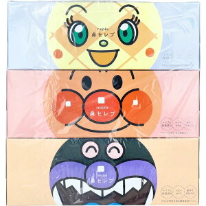 ●取寄品●ネピア アンパンマン鼻セレブティシュ 360枚(180組)×3個